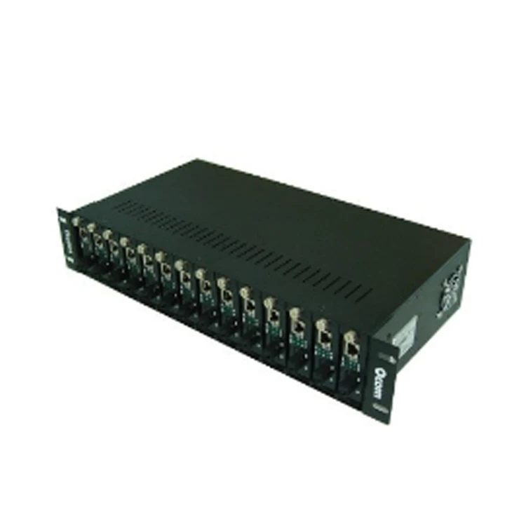 14-slot fib optik transceiver etajè chasi